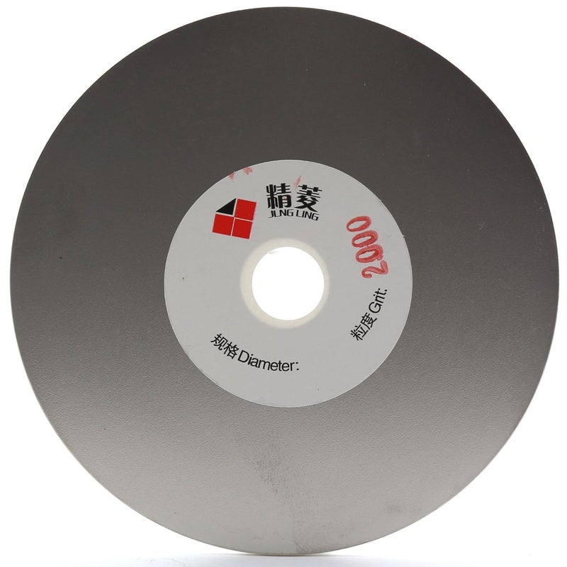 Jingling 4" inch 100mm Diamond Flat Lap Disc Coated Grinding Disk Grit 2000 Fine - Image 1